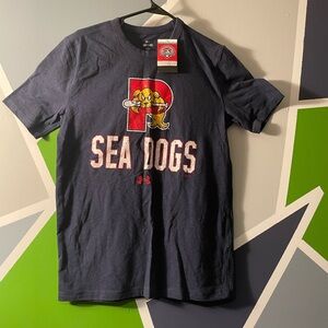 Under Armour Dark Blue Sea Dogs Tee